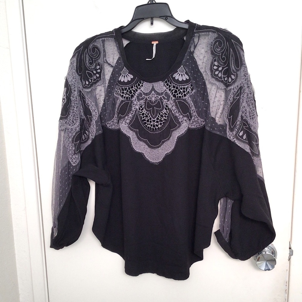 FREE PEOPLE Boho Blouse NWOT